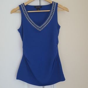 WHBM embellished v-neck tank